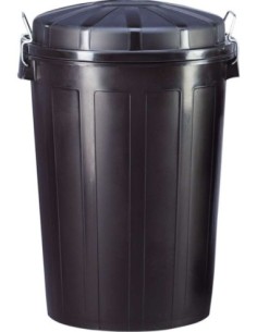 CONTENEDOR INDUSTRIAL DENOX C/TAPA 95 LTRS NEGRO ref. 23180