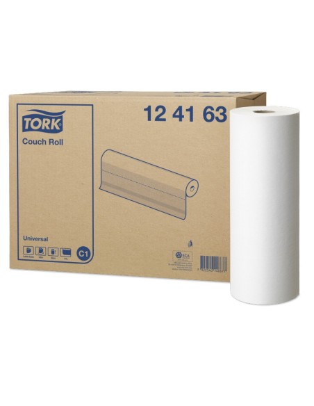 PAPEL CAMILLA TORK 1C. ancho 58cm. 185m. -1 x 2u.-