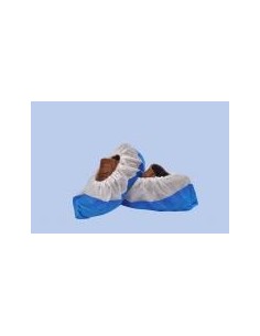 CUBREZAPATOS C/ SUELA REFORZADA 30g. CPE -10pq x 50u.- blanco/azul