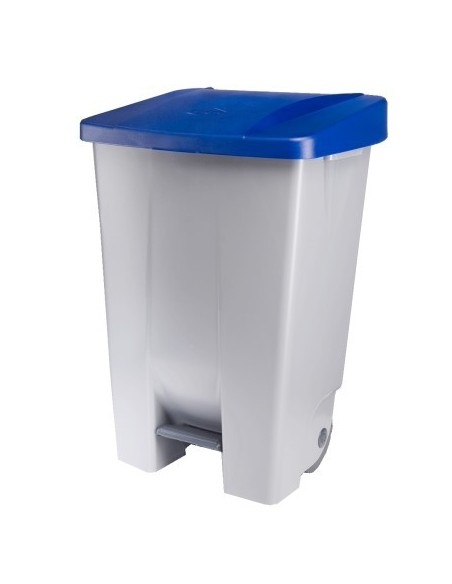 CONTENEDOR SELECTIVO DENOX CON PEDAL 80 LTRS AZUL