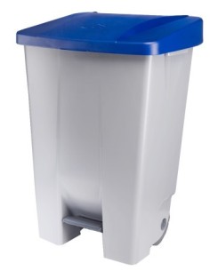 CONTENEDOR SELECTIVO DENOX CON PEDAL 80 LTRS AMARILLO