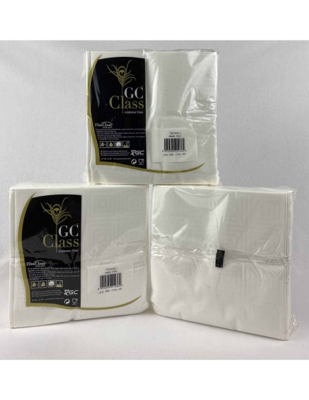 SERVILLETA 40x40 1C. TISUCLASS CENEFA LUXE BLANCA -12p x 50u.-