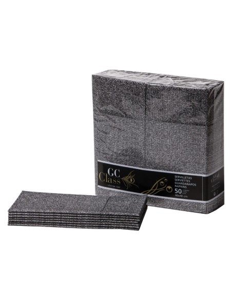 SERVILLETA 40X40 1C. TISUCLASS KANGUR FILUM NEGRA -12pq. x 50u.-