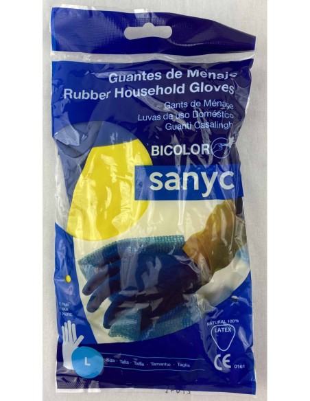 GUANTE BICOLOR T/MEDIANA sanyc extra [1par]