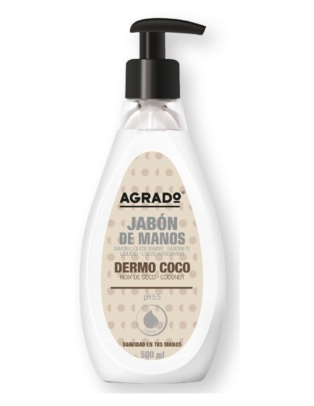 JABON DE MANOS DERMO-COCO C/DOSIFICADOR [ 1 x 500ml.]