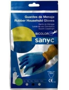 GUANTE BICOLOR T/PEQUEÑA sanyc extra -1par-
