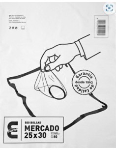 BOLSA COMERCIO 18x22 G-80 -1 x 500u.-