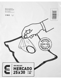 BOLSA COMERCIO 25x30 G-40 -1 x 500u.-