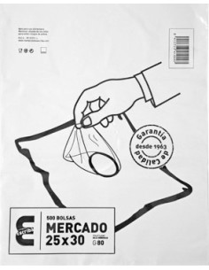 BOLSA COMERCIO 50x60 G-80 -1 x 100u-