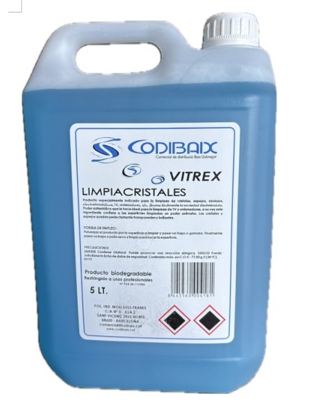 VITREX limpiacristales -1 x 5l- E260A