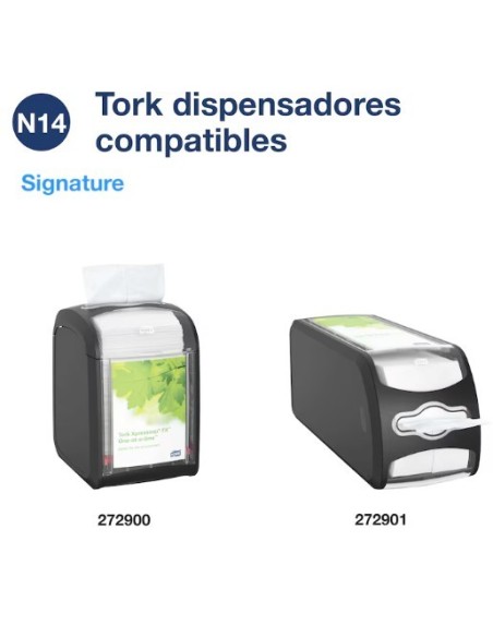 SERVILLETA TORK N14 2C 213x165cm BLANCO -1 x 4320u-