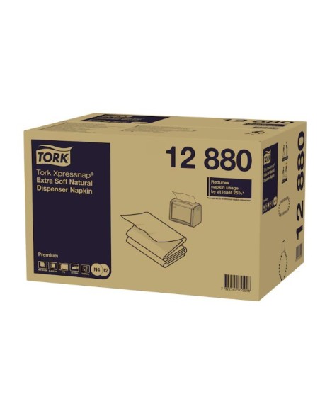 SERVILLETA TORK N4 INTERP 2C 216x165cm -40px200u- NATURAL