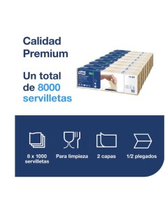 SERVILLETA TORK N4 INTERP 2C 216x165cm -40px200u- NATURAL 2