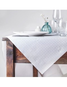 MANTEL ROLLO BLANCO GOFRADO 37gr ECO 1m x 100m -1u-