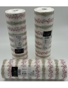 MANTEL ROLLO GC CLASS DUETO WISH BURDEOS ORO 040x50m -1 x 3u-