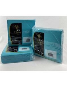 SERVILLETA 40x40 1C TISUCLASS TURQUESA -1 x 600u-