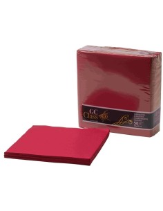 SERVILLETA 40x40 1C TISUCLASS BURDEOS -12pq x 50u-