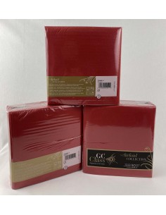 SERVILLETA 40x40 1C TISUCLASS ROJA -12pq x 50u-