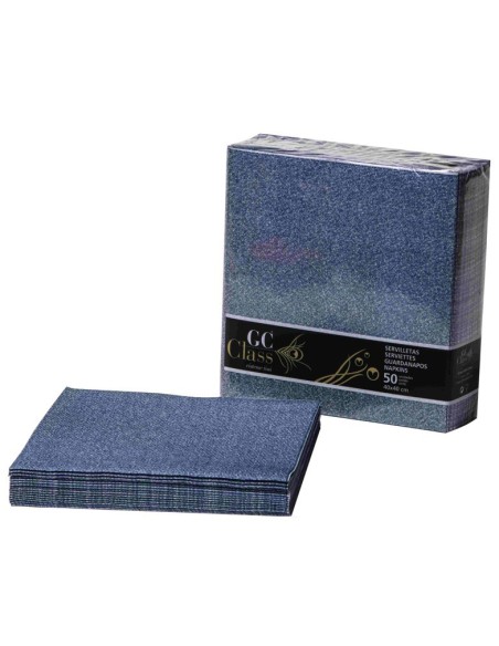 SERVILLETA 40X40 1C TISUCLASS FILUM AZUL -12pq x 50u-