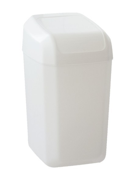 PAPELERA DENOX CTAPA BASCULANTE 15 LTRS swint top GRIS