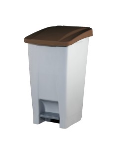 CONTENEDOR SELECTIVO DENOX CON PEDAL 60 LTRS MARRON