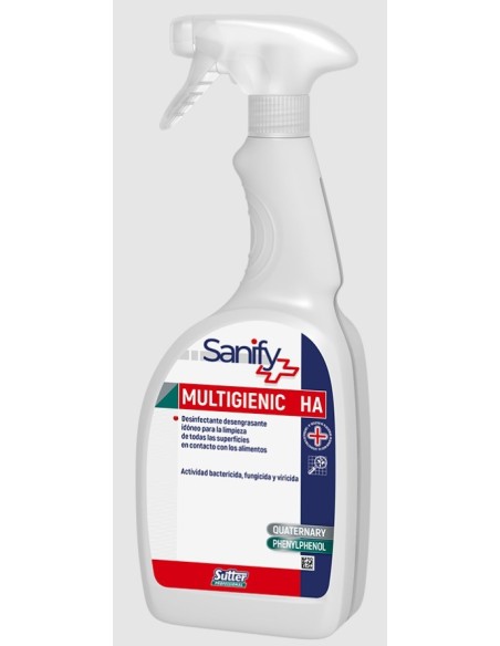 SF 130 MULTIGIENIC HA Desengrasante Higienizante -12 x 750ml-
