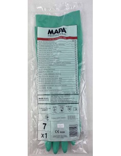 GUANTE ULTRANITRIL 480 VERDE 46 cms T7