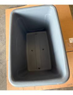 CONTENEDOR RECTANGULAR 200 L GRIS 965x66x714 cm