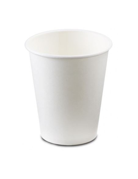 VASO CARTON BLANCO 4OZ -20pq x 100u- PLASTIC FREE