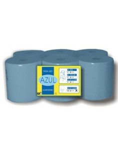 BOBINA SECAMANOS 1C 298m AZUL GOFRADO -1 x 6u-