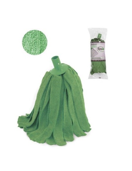 FREGONA TIRAS TERRY MICROFIBRA VERDE