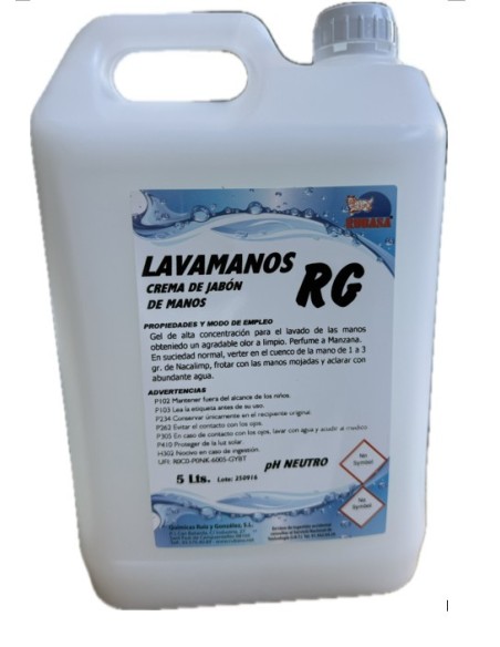 GEL DE MANOS RG CODIBAIX -1 x 5l-