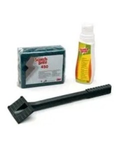 KIT LIMPIEZA RAPIDO DE PLANCHAS  1 BOTE DOSIFICADOR 6 ALMOHADILLAS Y 1 MANGO