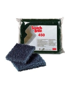SCOTCH BRITE 450 ALMOHADILLA 158x95mm PLANCHAS -1 x 6u-