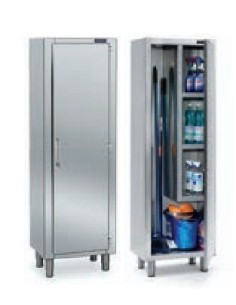 ARMARIO DE LIMPIEZA 600 x450 x1900mm CON INTERIOR DIVIDIDO