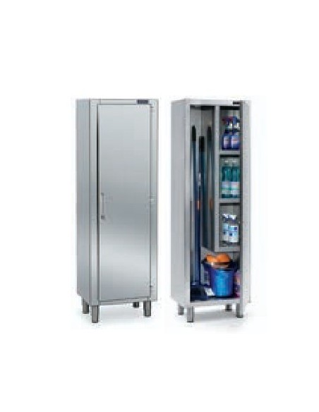 ARMARIO DE LIMPIEZA 600 x450 x1900mm CON INTERIOR DIVIDIDO