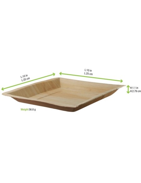 BANDEJA ARECA RECT 24X24 -4 x 25u-