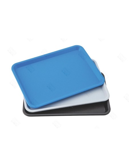 BANDEJA AUTOSERVICIO RECTANGULAR 370X265 MM AZUL CAPRI -1u-