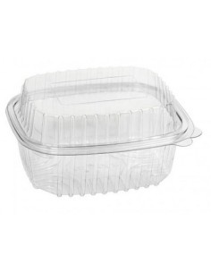 BANDEJA TRANSP 750CC CBISAGRA PET REDONDA -1 x 50u- REF11257