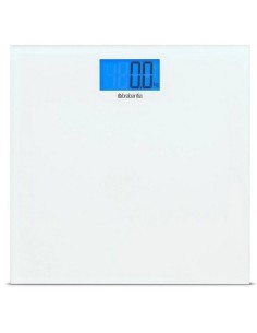 BASCULA BAÑO DIGITAL VIDRIO BLANCO