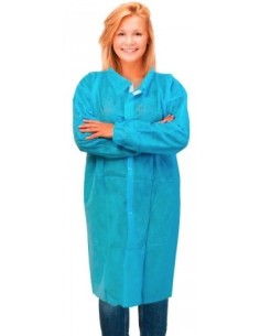 BATA POLIPROPILENO AZUL CON VELCRO TXL SBOLSILLO 35gr -1u-