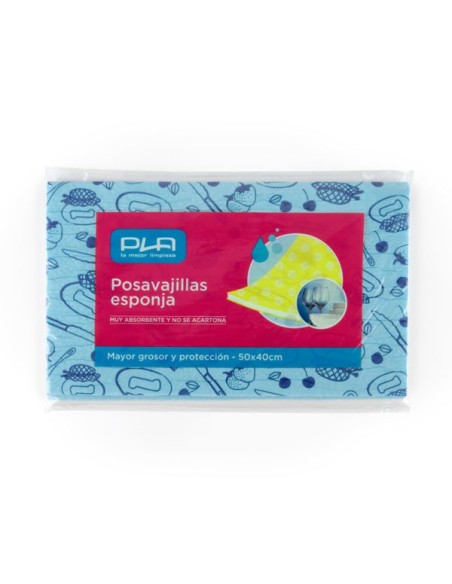 BAYETA POSAVAJILLA ESPONJA 50x40cm -1u-