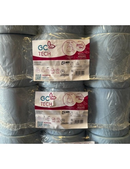 BOBINA SECAMANOS 2C 143m AZUL -1 x 6u-