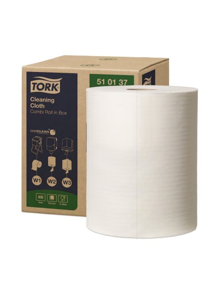 BOBINA TORK STRONG 338m 845serv BLANCA -1u-