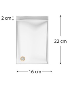 BOLSA AUTOCIERRE 160x220mm G-200 -1 x 100u-