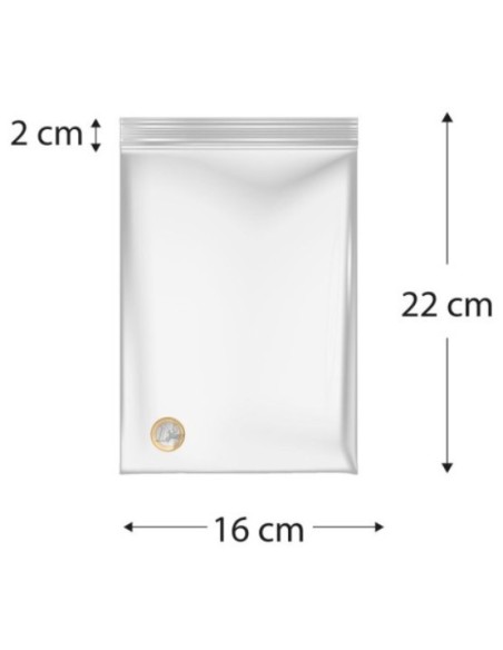 BOLSA AUTOCIERRE 160x220mm G-200 -10pq x 100 u-