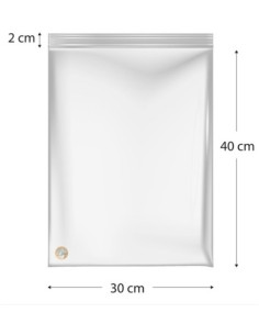 BOLSA AUTOCIERRE 300x400mm G-200 -10p x 100u-