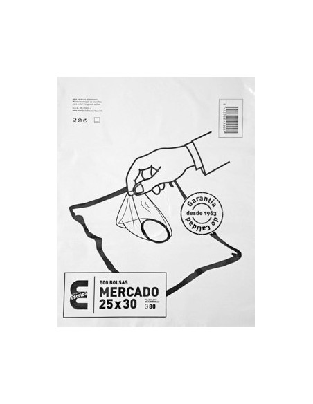 BOLSA COMERCIO 15x30 G-80 -1 x 500u-