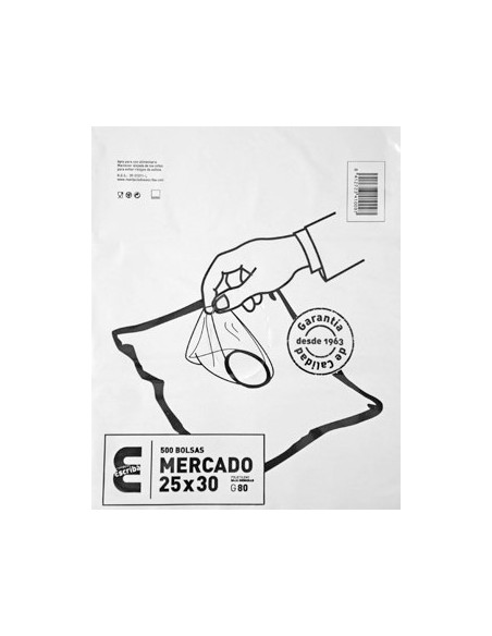 BOLSA COMERCIO 40X50 G-40 OPACA -10pq x 100u- packblock