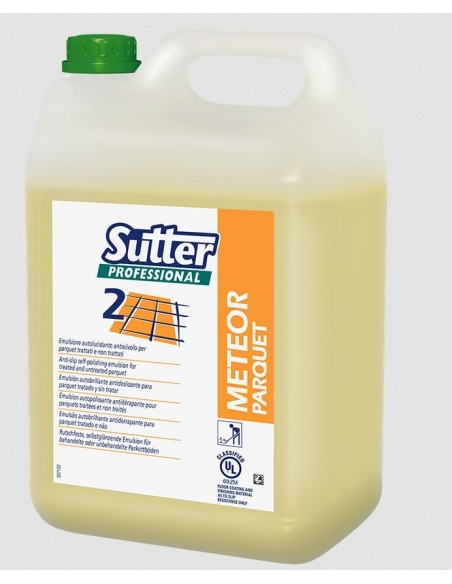 METEOR PARQUET Emulsion autobrillante para pavimentos de madera -1 x 5l-